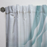 3D Light Blue Abstract Architecture' Modern & Contemporary Curtain 1 Panel Sheer