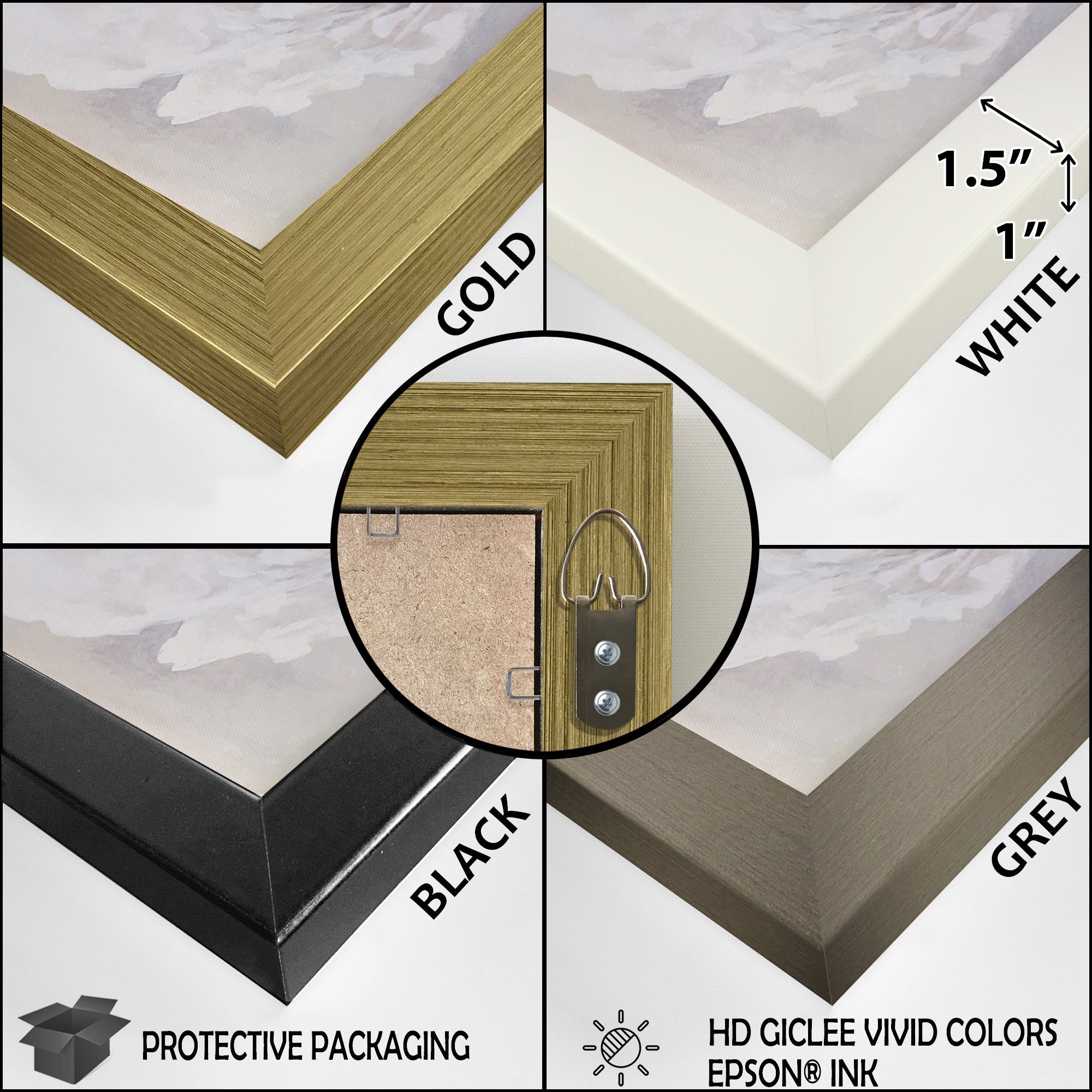 Blue Floral Flight hummingbird - Hummingbird Bedroom Wall Art