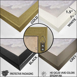 Train Dynamic Abstractions - Train Canvas Wall Art