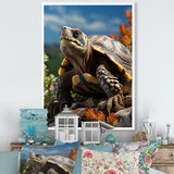 Turtles Journey Portrait - Turtle Wall Art Prints