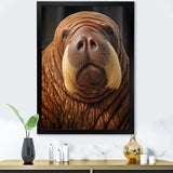 Walrus Ancient Wisdom - Walrus Large Canvas Wall Art
