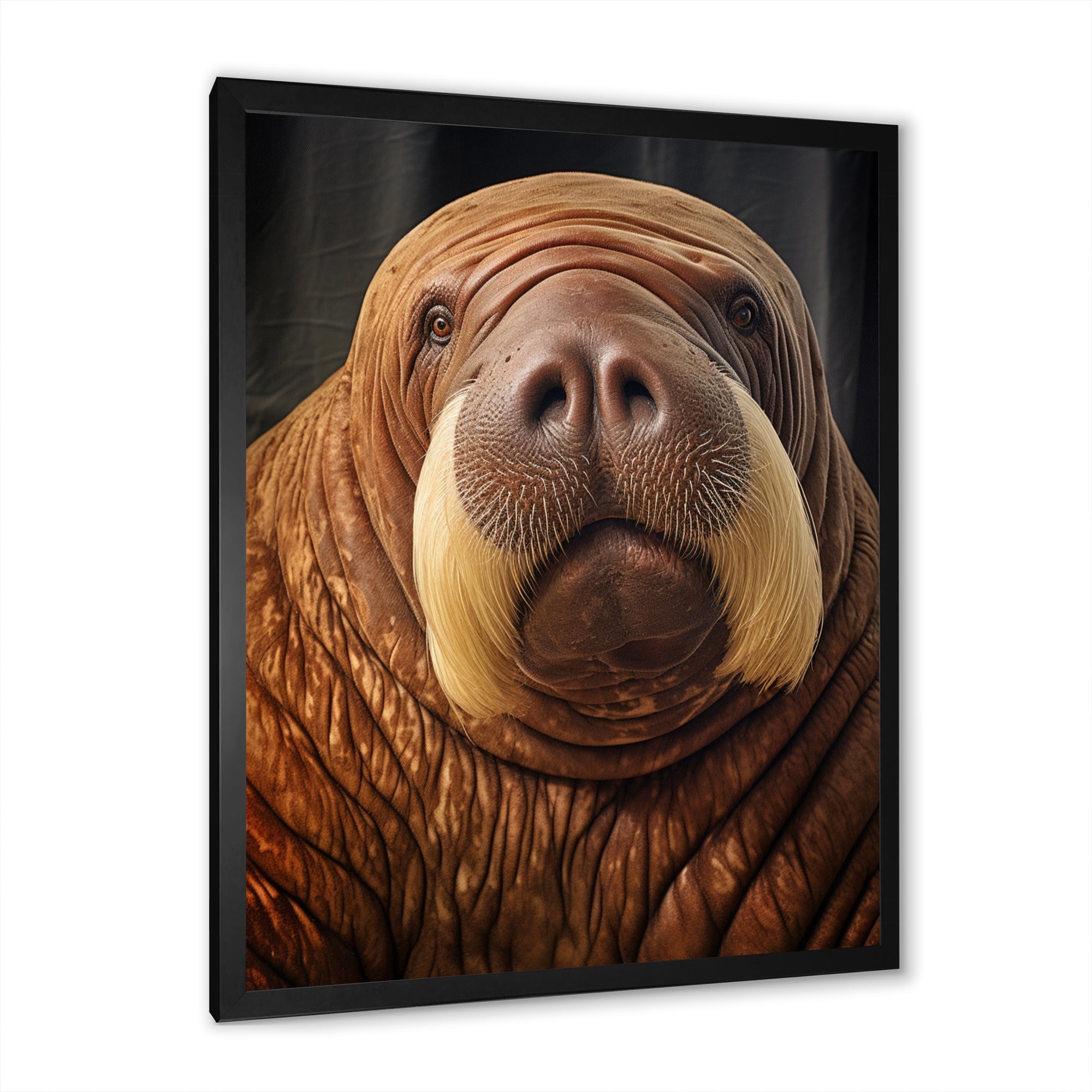 Walrus Ancient Wisdom - Walrus Large Canvas Wall Art