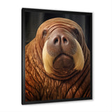 Walrus Ancient Wisdom - Walrus Large Canvas Wall Art
