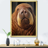 Walrus Ancient Wisdom - Walrus Large Canvas Wall Art
