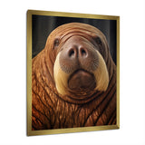Walrus Ancient Wisdom - Walrus Large Canvas Wall Art