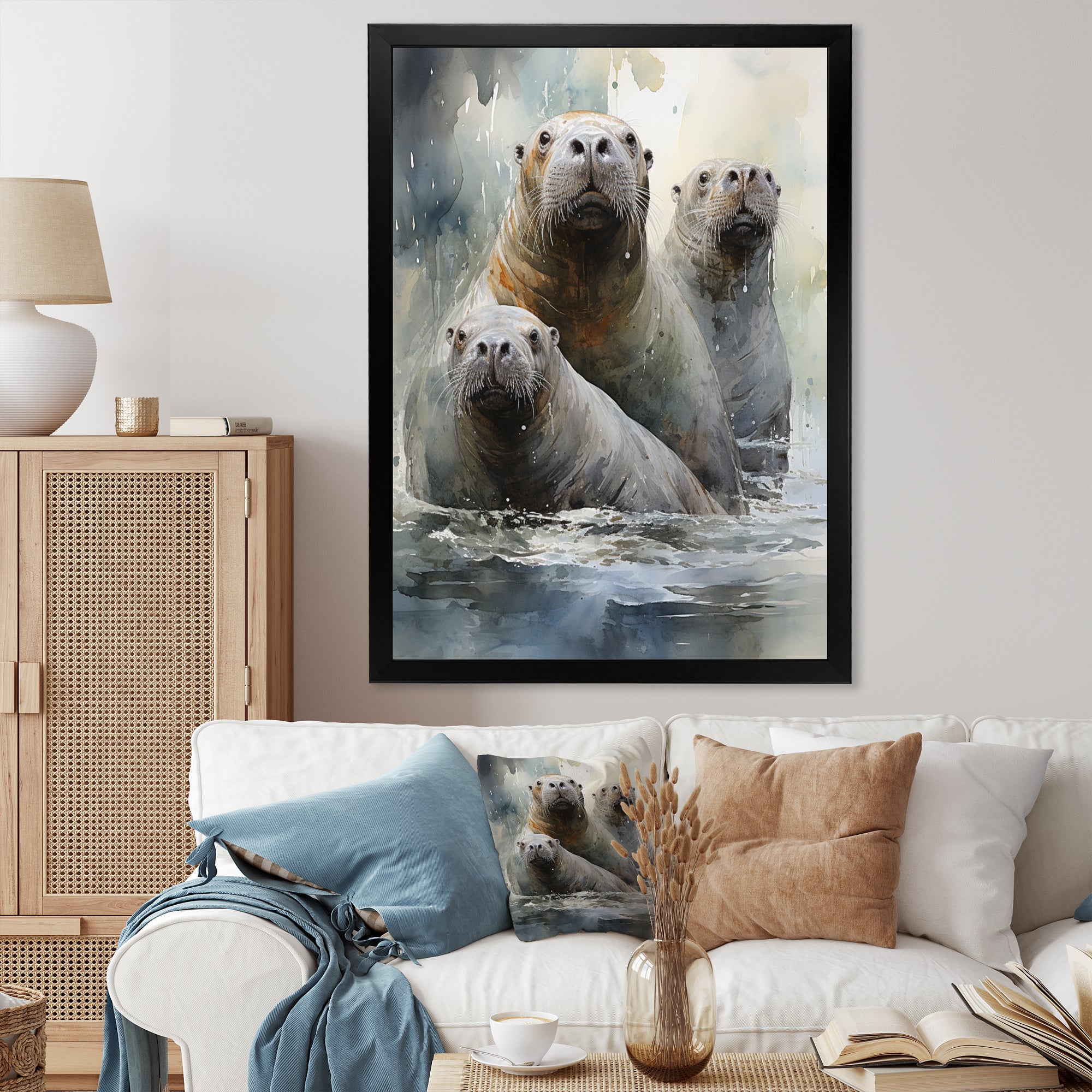 Walrus Graceful Giants - Walrus Wall Art Prints