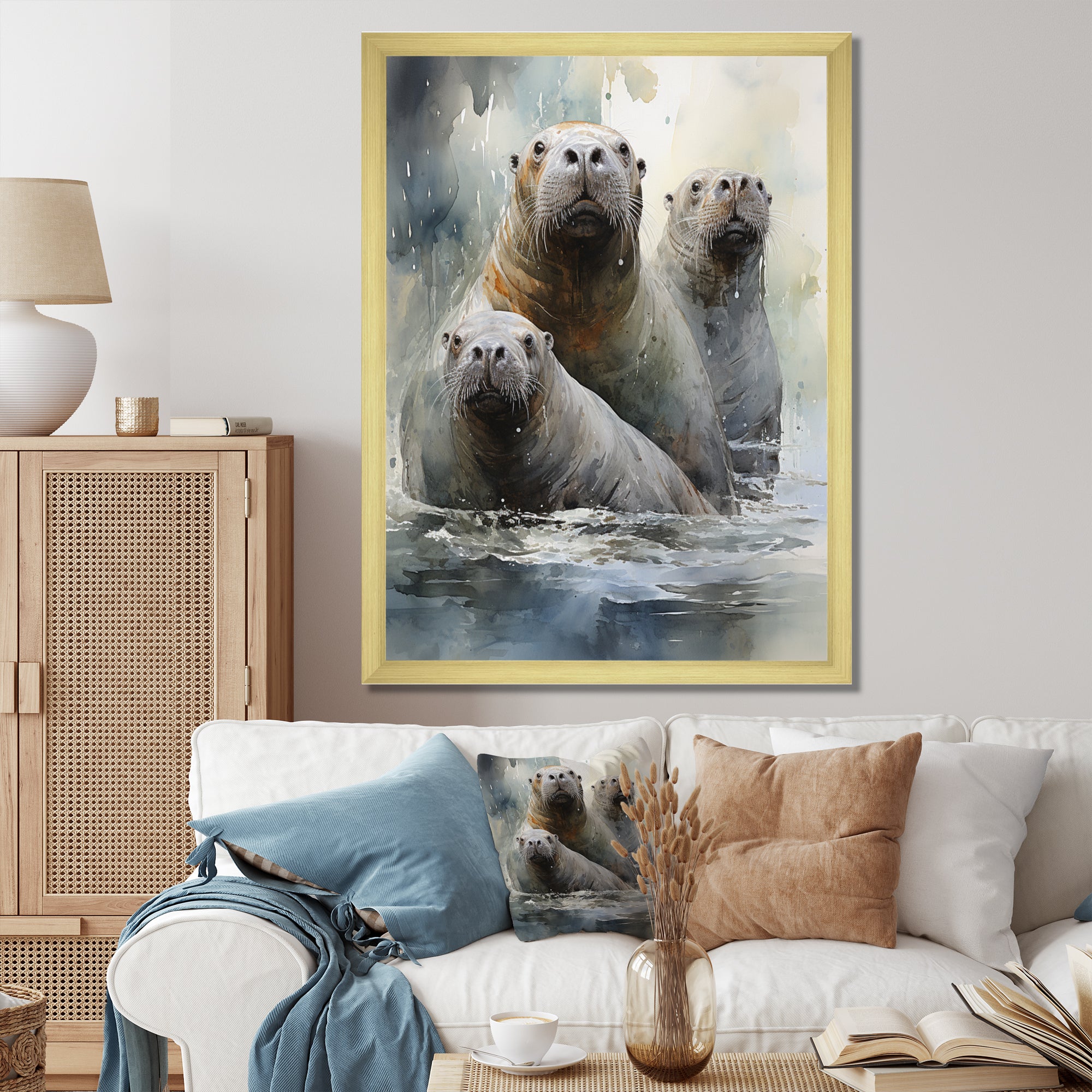 Walrus Graceful Giants - Walrus Wall Art Prints