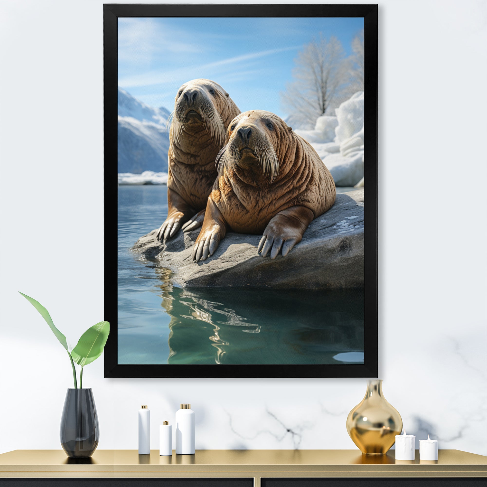 Walrus Majestic Guardians - Walrus Wall Art Prints