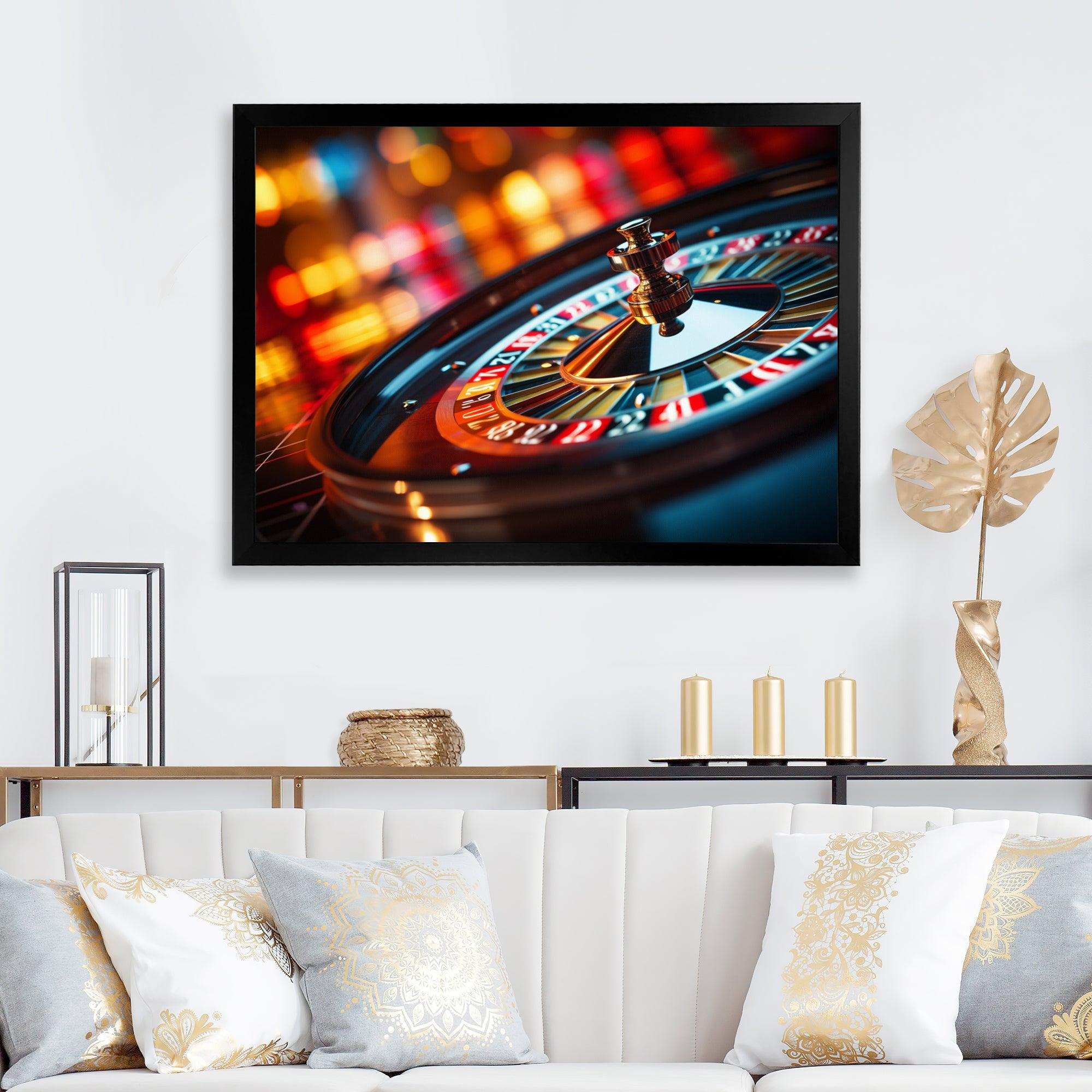 Casino Royale Roulette IV - Fashion Canvas Wall Art