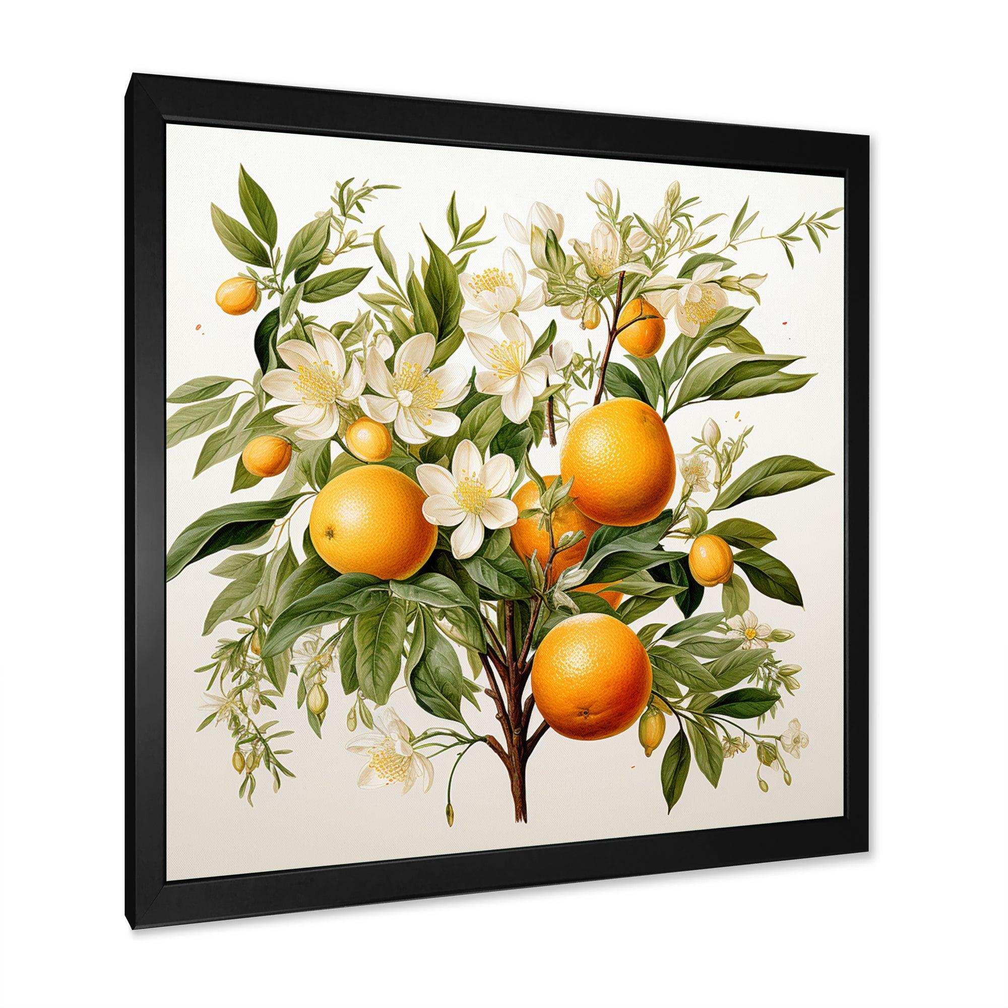 Orange Tree - Food & Beverage Canvas Wall Art