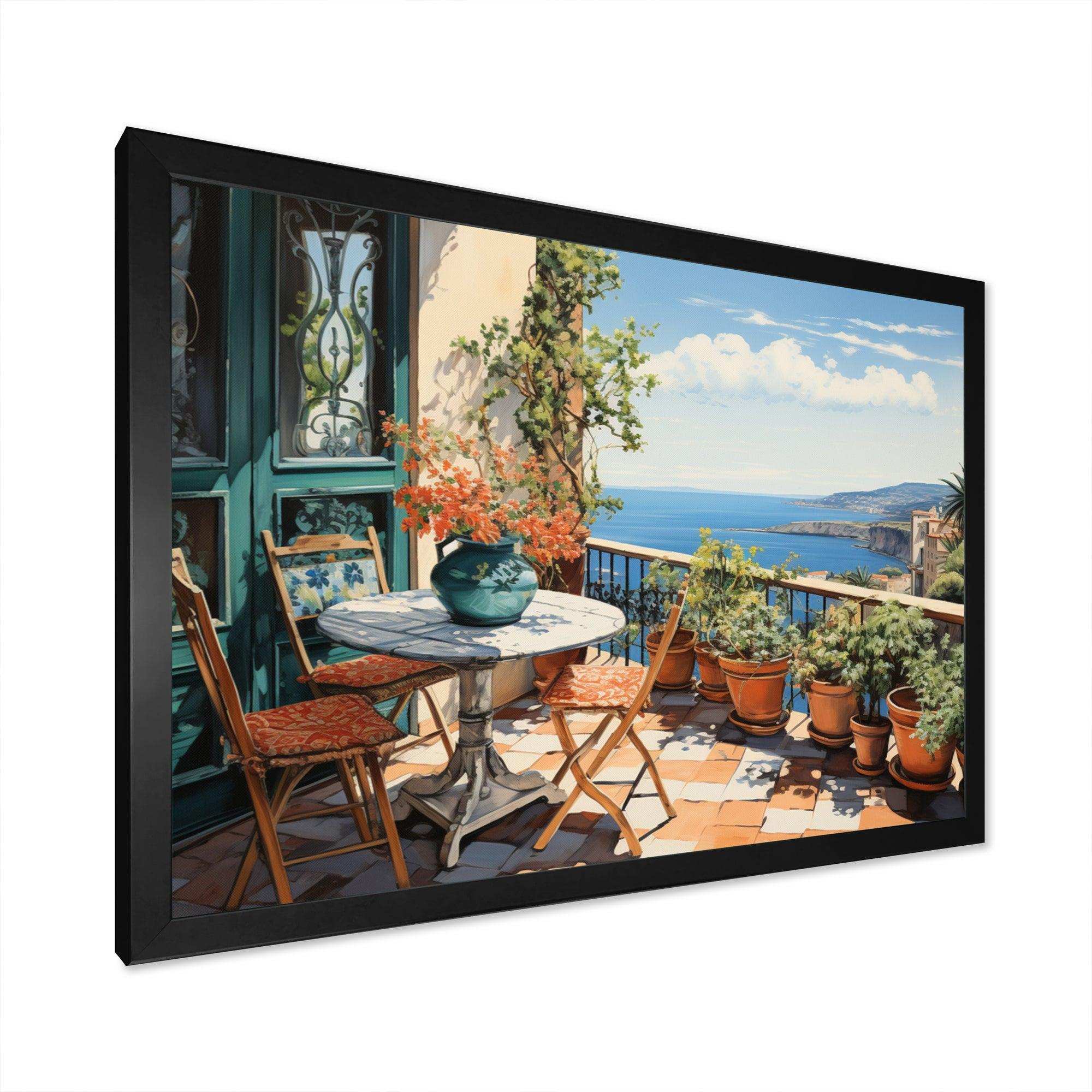 La Dolce Italian Coast I - Landscapes Canvas Wall Art