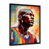 Basketball Portrait I - Sport Basketball Canvas Wall Art