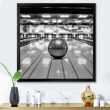 Black And White Bowling Photo - Bowling Canvas Wall Art