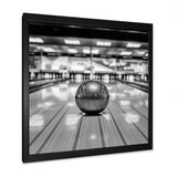 Black And White Bowling Photo - Bowling Canvas Wall Art