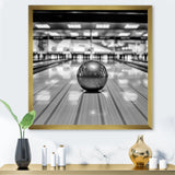 Black And White Bowling Photo - Bowling Canvas Wall Art