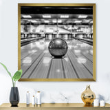 Black And White Bowling Photo - Bowling Canvas Wall Art