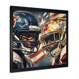 Football Day Glory In USA I - Football Canvas Wall Art