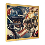 Football Day Glory In USA I - Football Canvas Wall Art