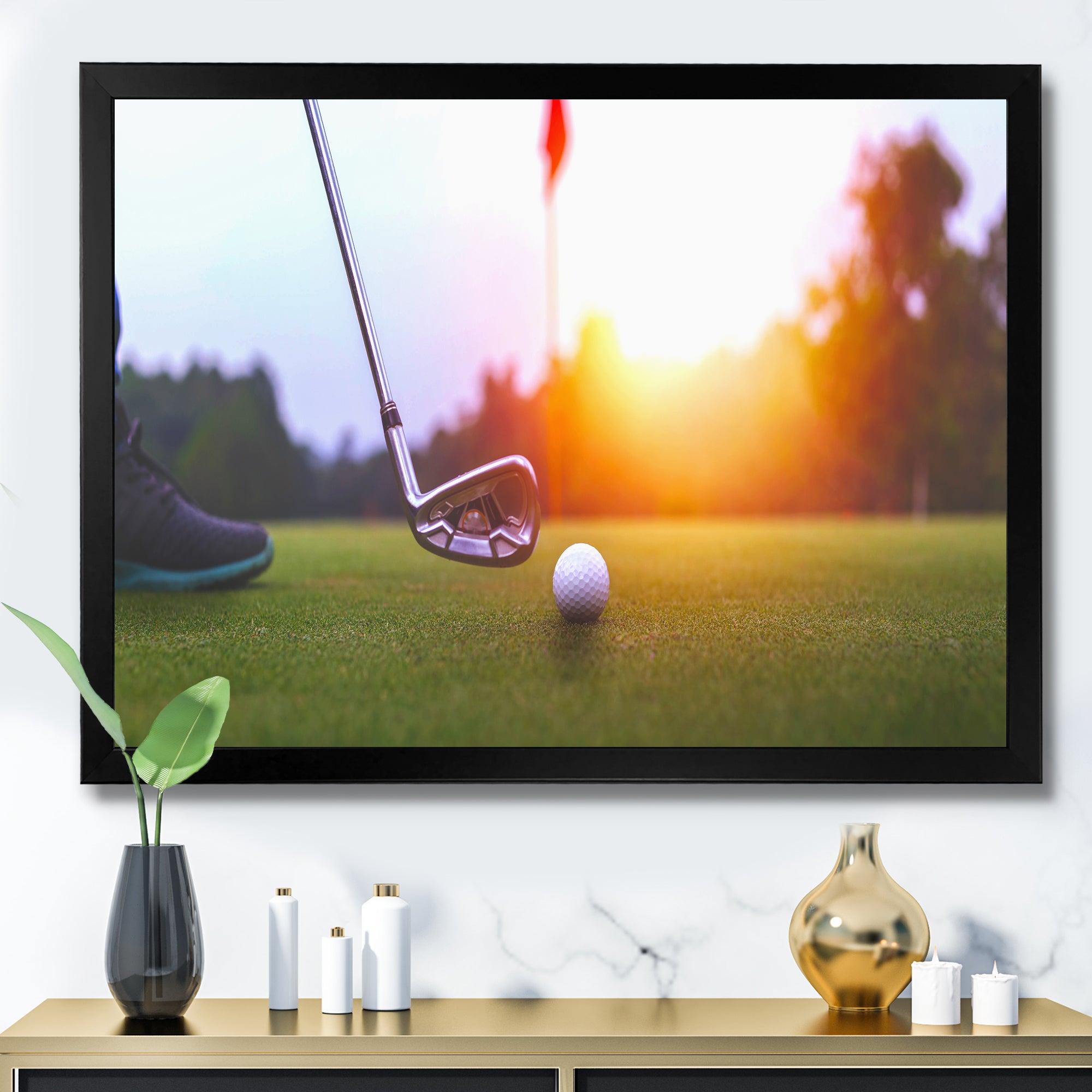 Golf Swing Excellence I - Golf Canvas Wall Art