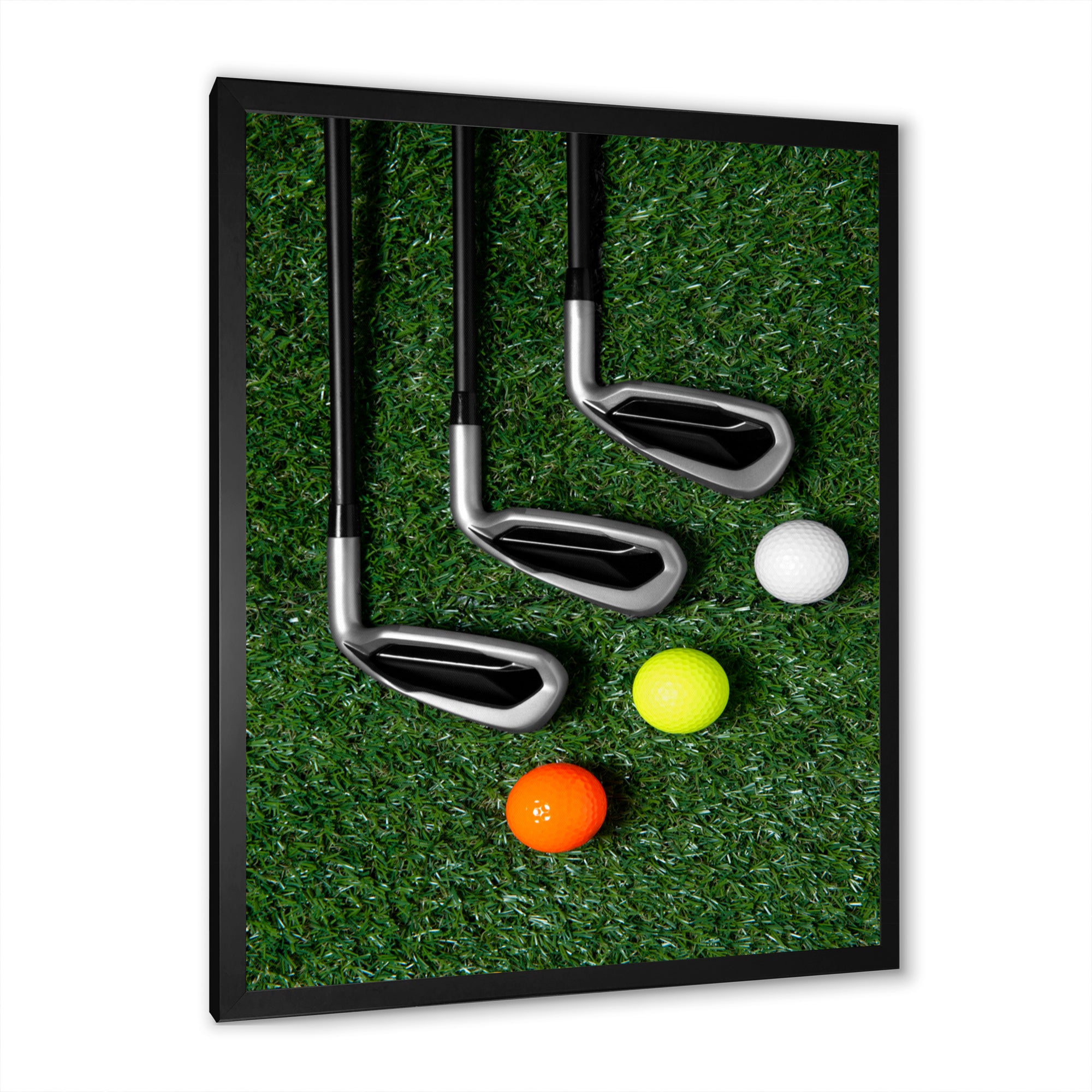 Golf Set Swing Excellence I - Golf Canvas Wall Art