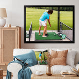Golf Swing Photo I - Golf Canvas Wall Art