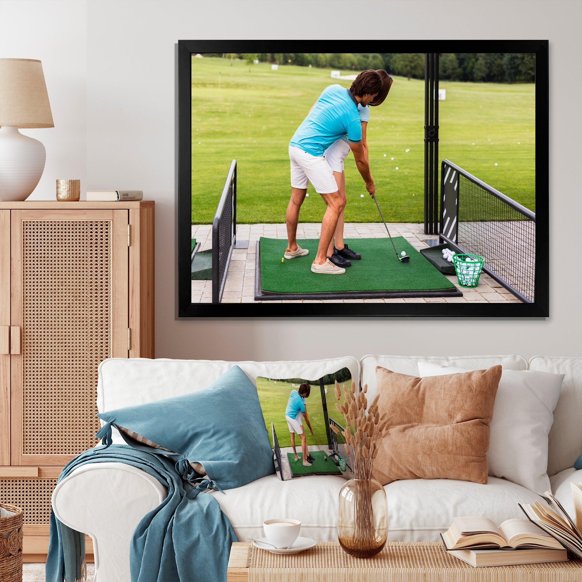 Golf Swing Photo I - Golf Canvas Wall Art