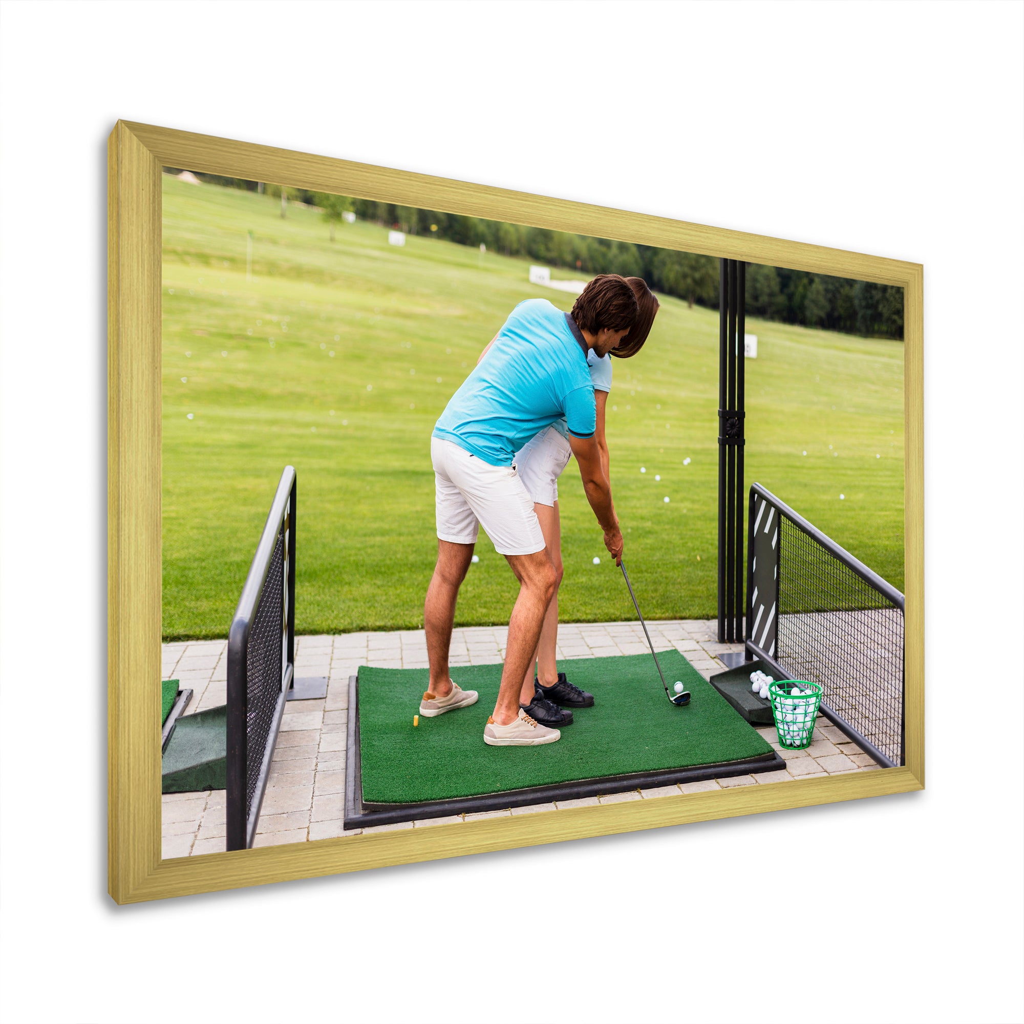 Golf Swing Photo I - Golf Canvas Wall Art