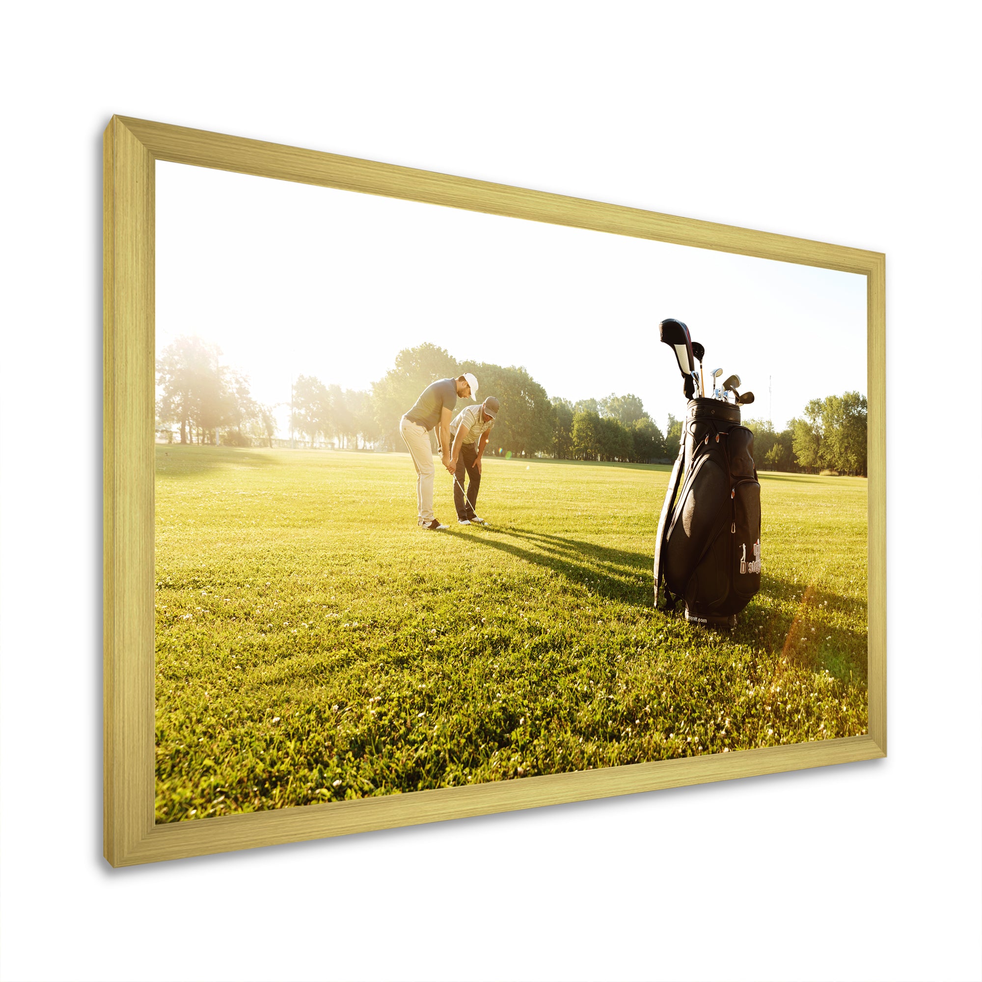 Golf Swing Harmony I - Golf Canvas Wall Art