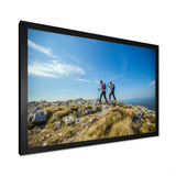 Trails Hiking Photo I - Hiking Canvas Wall Art
