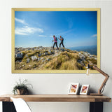 Trails Hiking Photo I - Hiking Canvas Wall Art