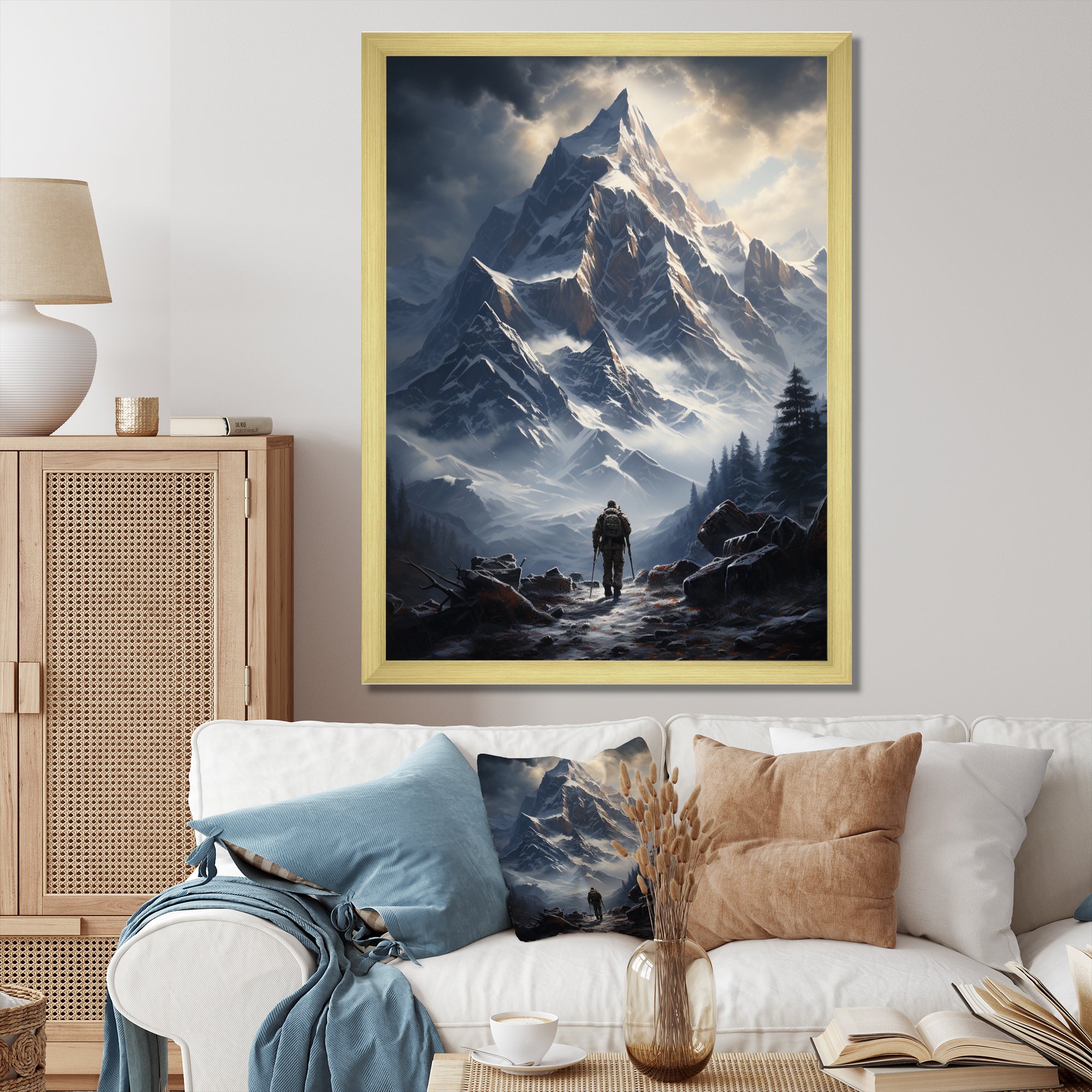Mountain Trails Harmony I - Hiking Canvas Wall Art