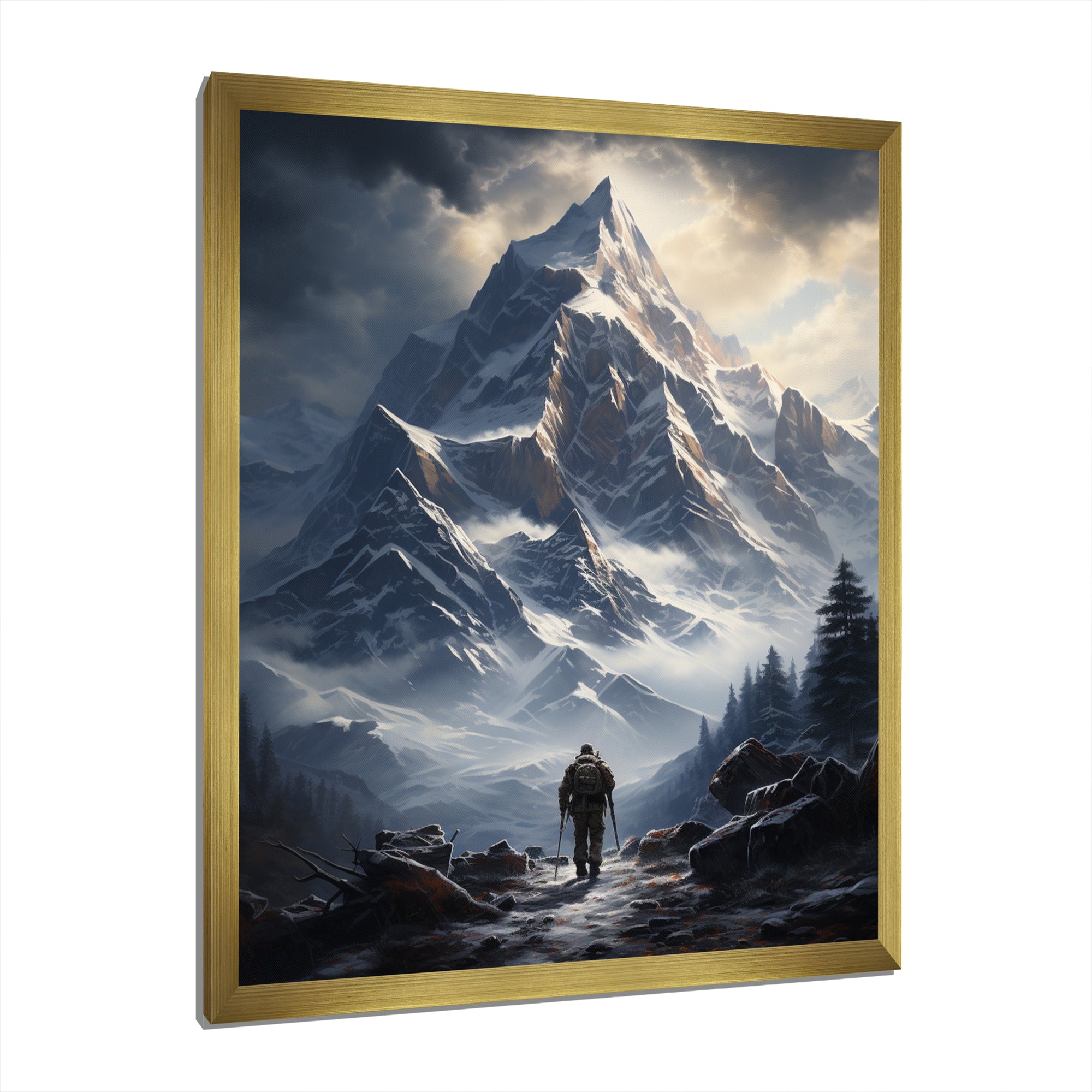 Mountain Trails Harmony I - Hiking Canvas Wall Art