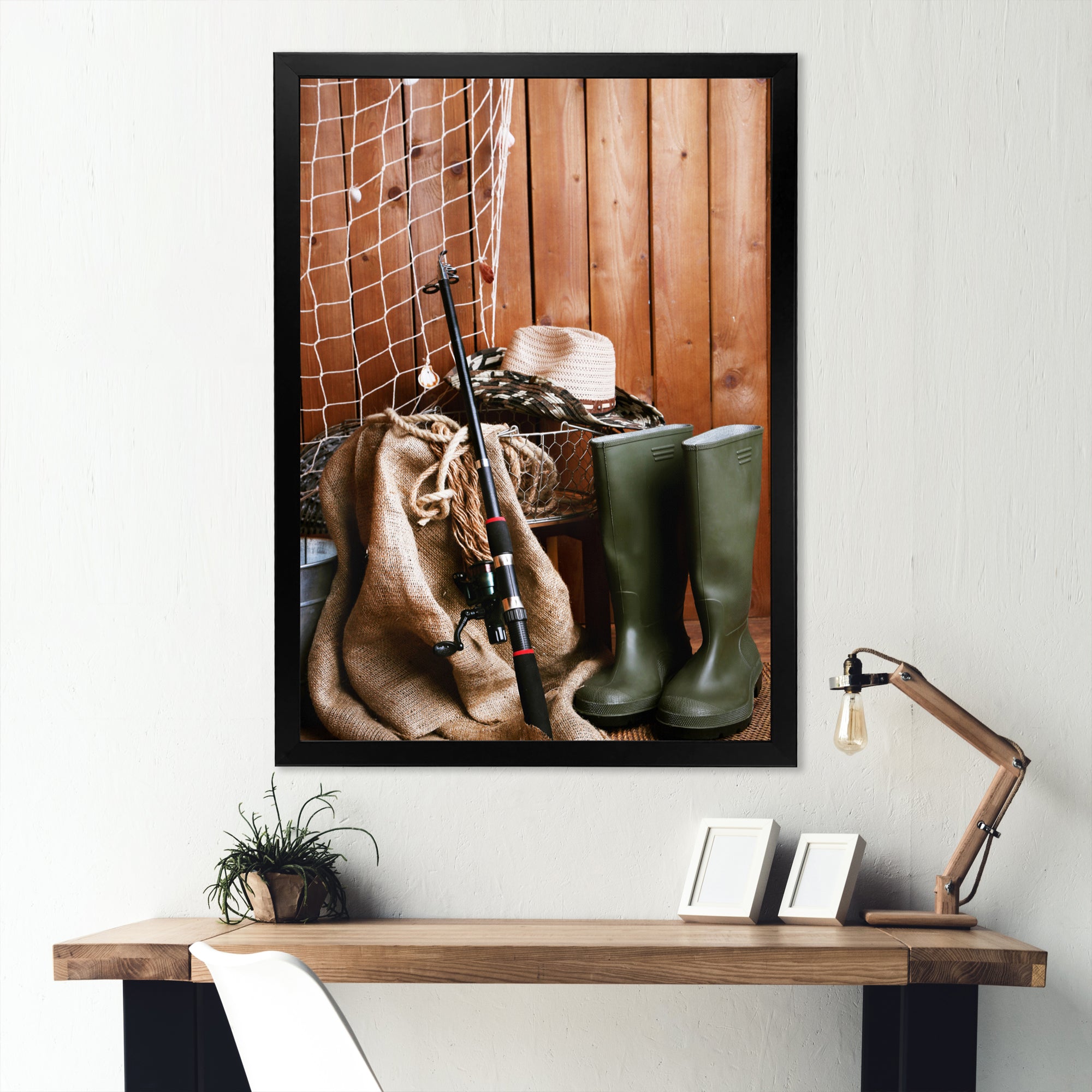 Ready For Fishing - Hunting & Fishing Canvas Wall Art