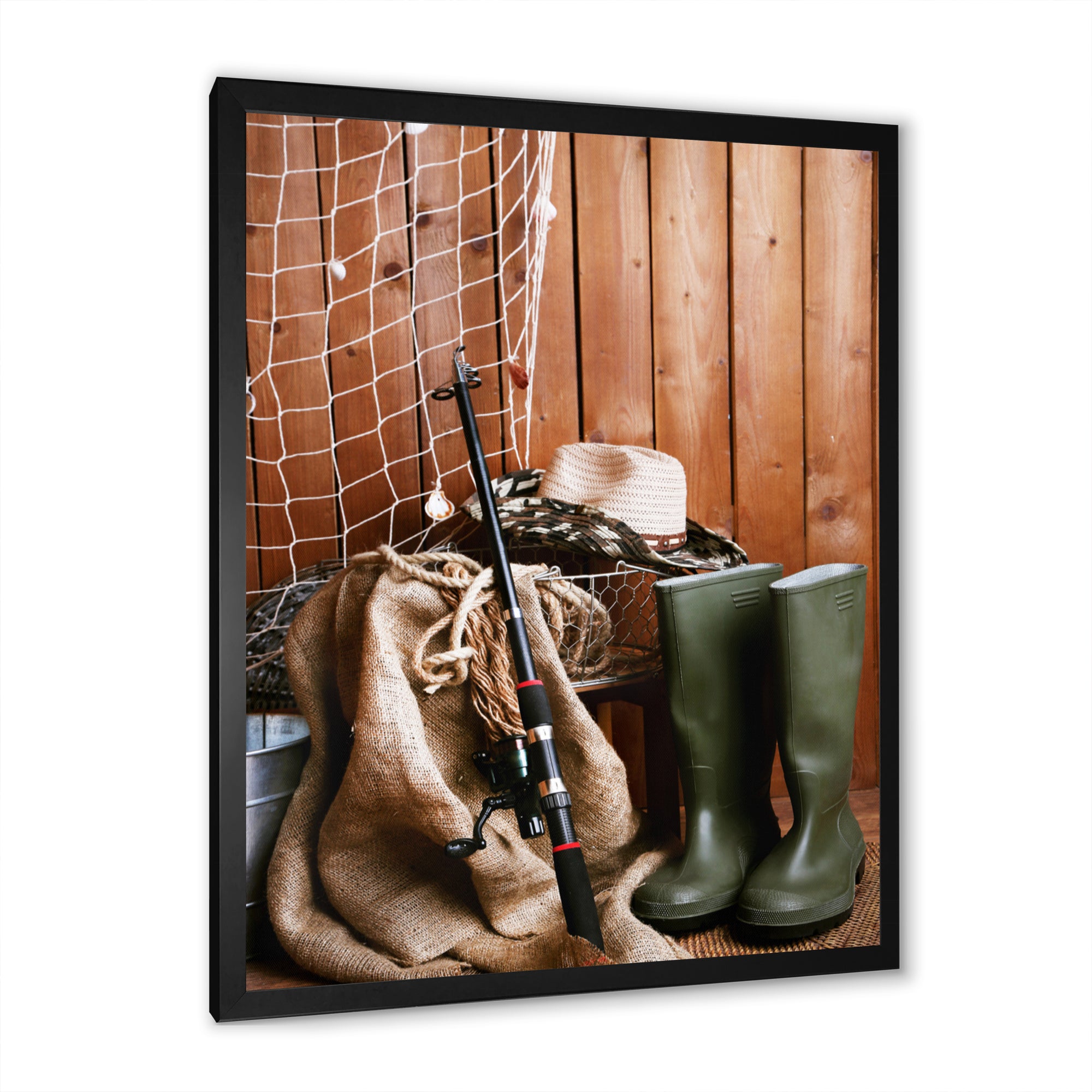 Ready For Fishing - Hunting & Fishing Canvas Wall Art