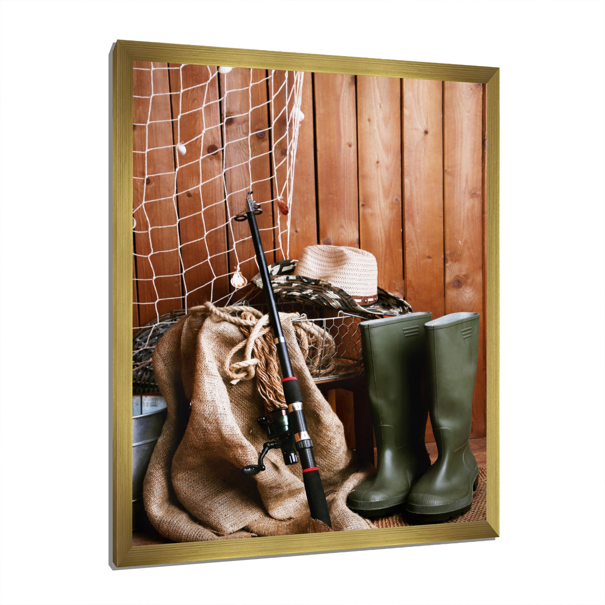Ready For Fishing - Hunting & Fishing Canvas Wall Art