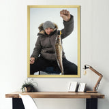 Winter Fishing Nautical Escapes - Hunting & Fishing Canvas Wall Art