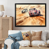 Vintage Classic AR Speedway Rush - Racing Canvas Wall Art