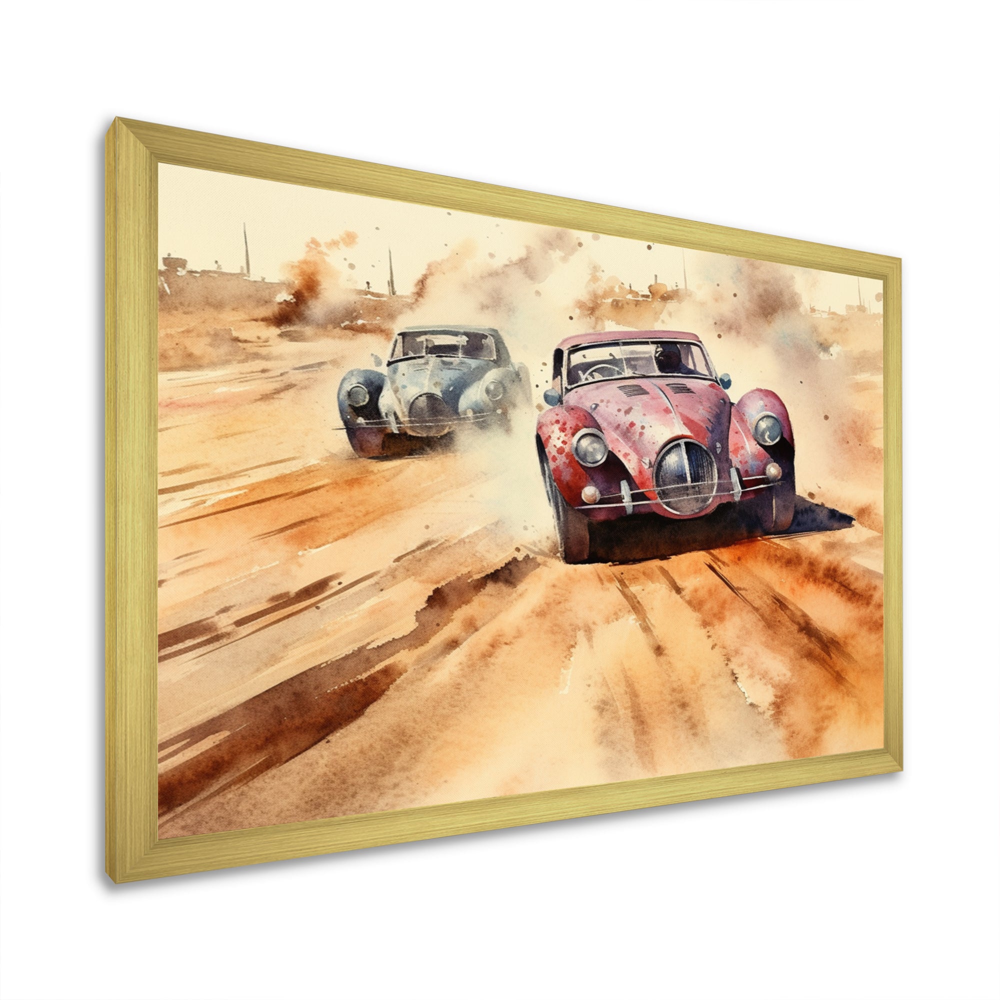 Vintage Classic AR Speedway Rush - Racing Canvas Wall Art