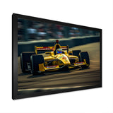 Speedway Formula Car Rush I - Racing Canvas Wall Art