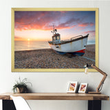 Sailing Boat Solitude Photo I - Sailing Canvas Wall Art