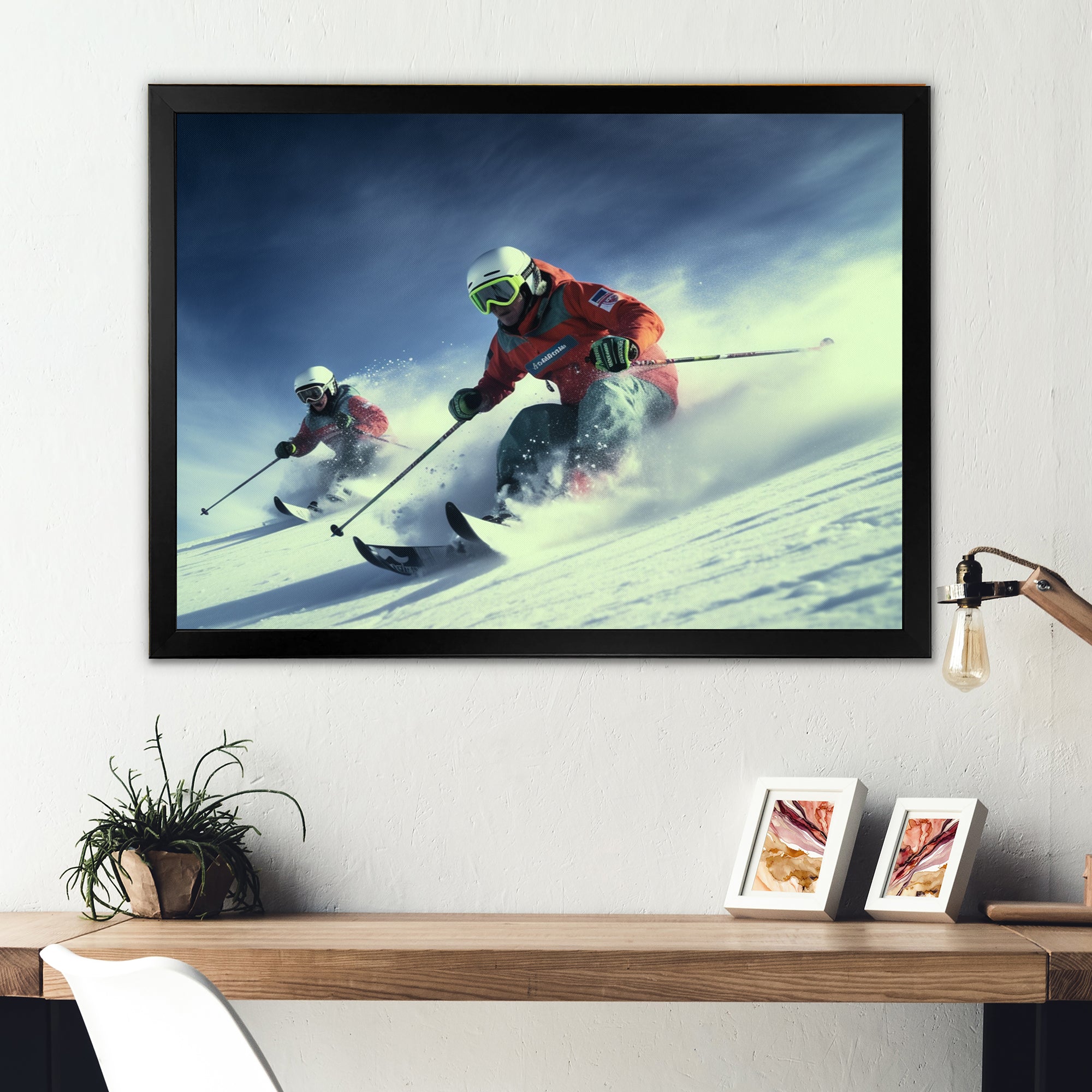 Alpine Skiing Adventures I - Skiing Canvas Wall Art