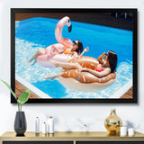 Swimming Harmony - Swimming Canvas Wall Art