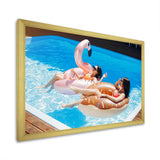 Swimming Harmony - Swimming Canvas Wall Art