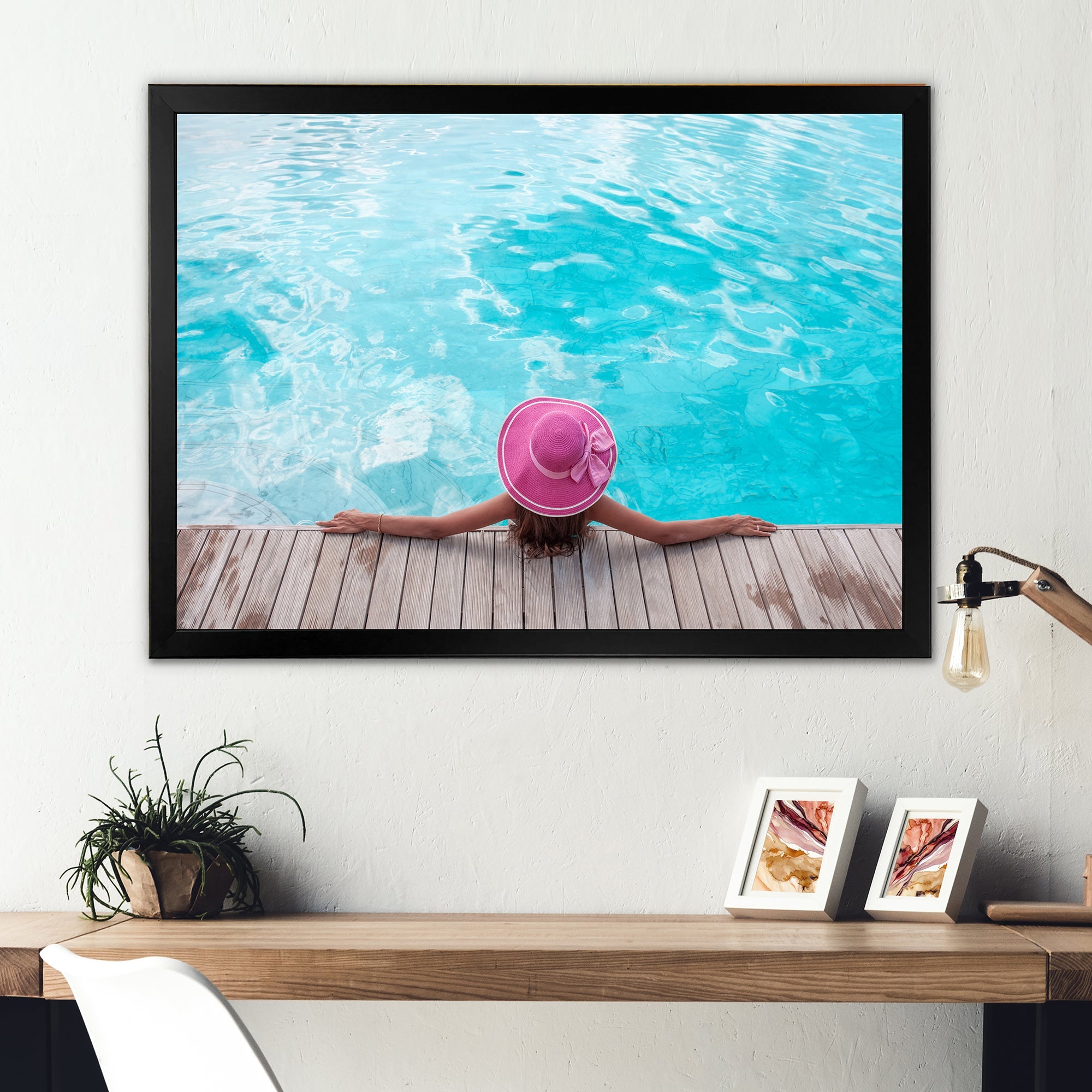 Swimming Relaxation I - Swimming Canvas Wall Art