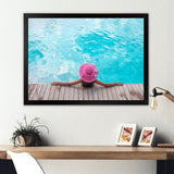 Swimming Relaxation I - Swimming Canvas Wall Art