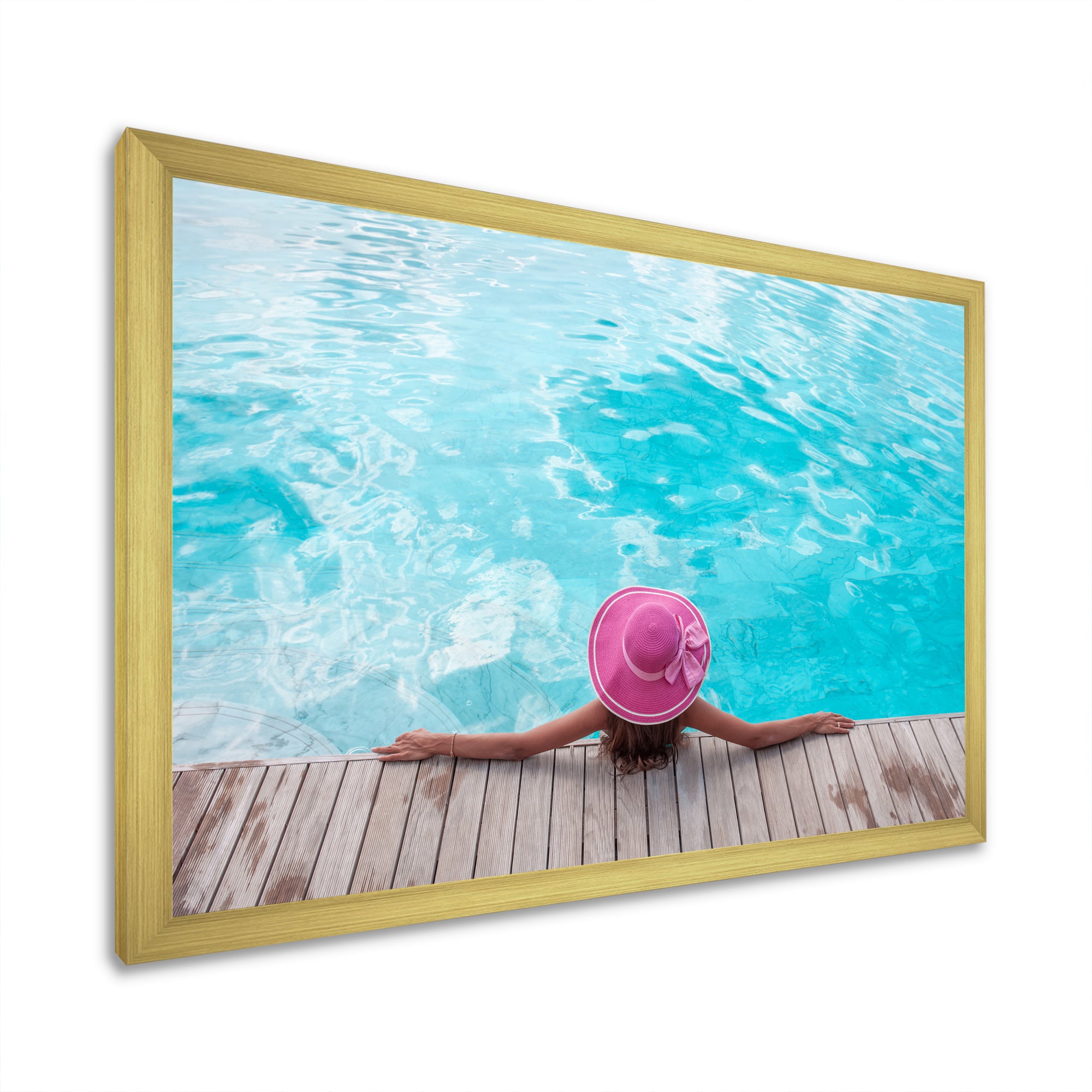 Swimming Relaxation I - Swimming Canvas Wall Art