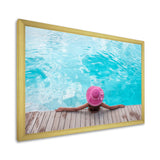Swimming Relaxation I - Swimming Canvas Wall Art