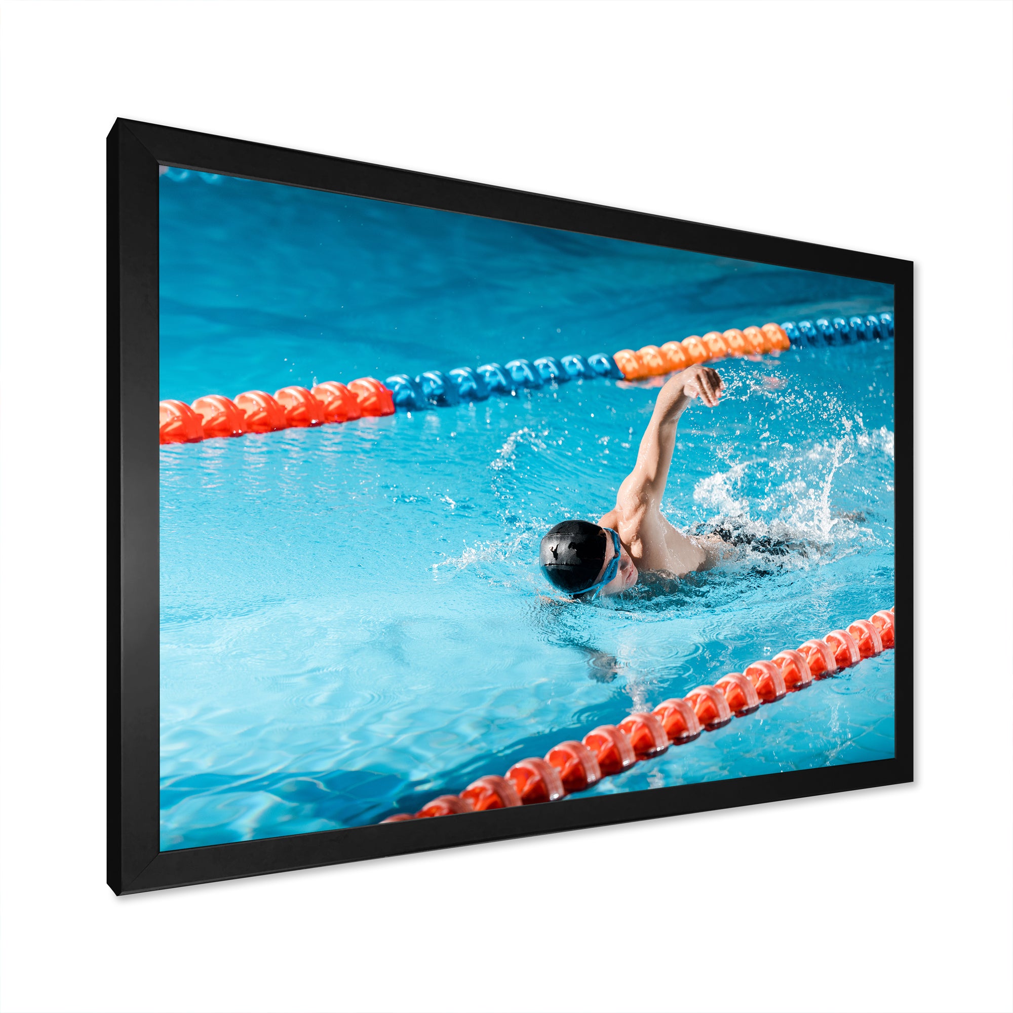Swimming Strokes - Swimming Canvas Wall Art