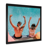 Vintage Swimming Strokes - Swimming Canvas Wall Art