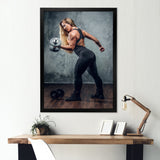 Muscle Machine - Weightlifting Canvas Wall Art